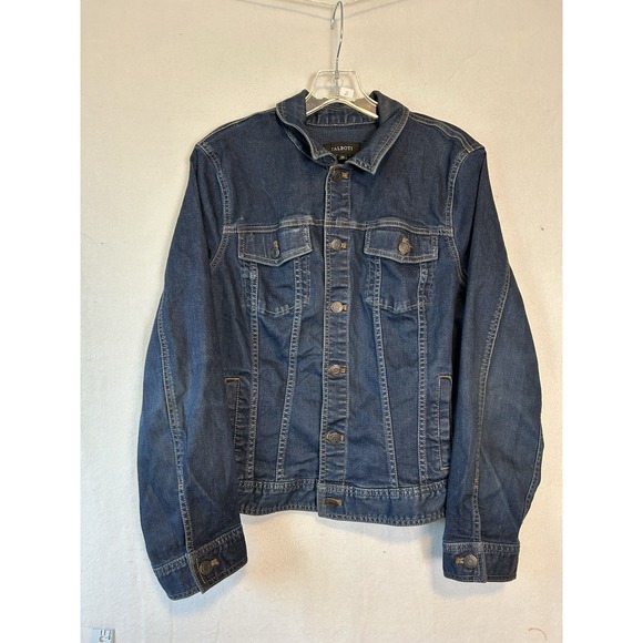 Talbots Dark Wash Jean Jacket Button up, Woman's Size XL #1423 - Picture 1 of 16